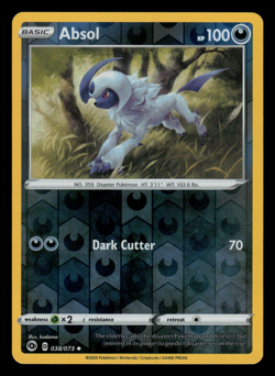 Pokemon Card - SWSH - Champion's Path Absol 038/073 Reverse Holo - NM - Image 1