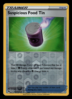 Pokemon - SWSH - Champion's Path Suspicious Food Tin 066/073 Reverse Holo - NM - Image 1