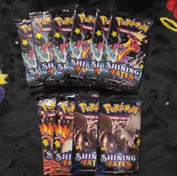 10 x Pokemon TCG Shining Fates Booster Packs 753569127335 - Image 1