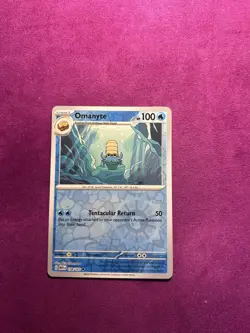 Omanyte Reverse Holo NM 138/165 Scarlet & Violet 151 Pokemon Card - Image 1