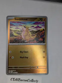 Sandshrew 068/132 Common Mega Evolution Pokemon Near Mint Shinji Kanda RH - Image 1