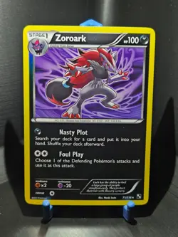 Pokemon Black and White Zoroark Reverse Holo 71/114 NM - Image 1