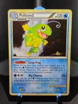 Pokemon Unleashed Politoed Holo 7/95 NM - Image 1
