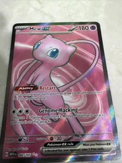 Pokemon 151 Mew EX Full Art 193/165 - Image 5