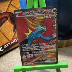 Pokemon Roaring Moon ex 229/182 SV04 Paradox Rift 230 HP Holo Ultra Rare EN - Image 1