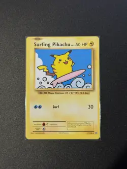 MISCUT ERROR Surfing Pikachu 111/108 Secret Rare - Pokemon TCG XY Evolutions NM - Image 1