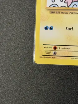 MISCUT ERROR Surfing Pikachu 111/108 Secret Rare - Pokemon TCG XY Evolutions NM - Image 2