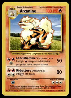 Arcanine 23/102 - Base Set Unlimited - Uncommon MP [Spanish] - Image 1
