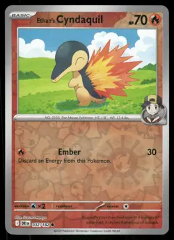 Ethan's Cyndaquil 032/182 - Destined Rivals - Reverse Holo Common NM - Image 1