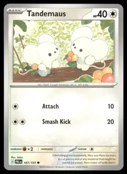 Tandemaus 167/193 - Paldea Evolved - Common NM - Image 1