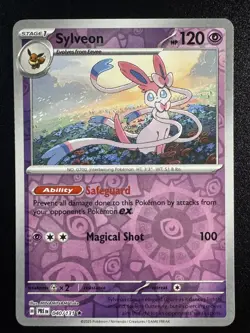Sylveon 040/131 Holo Rare Prismatic Evolutions Pokemon Reverse Holo Near Mint - Image 1