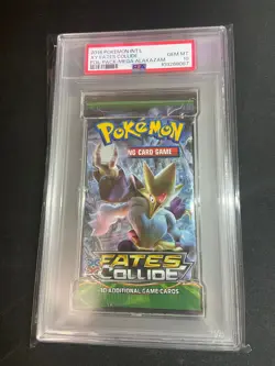 2016 Pokemon XY Fates Collide Foil Booster Pack Mega Alakazam PSA 10 - Image 1