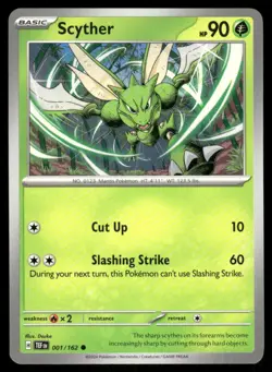 Scyther 001/162 - Temporal Forces - Common NM - Image 1