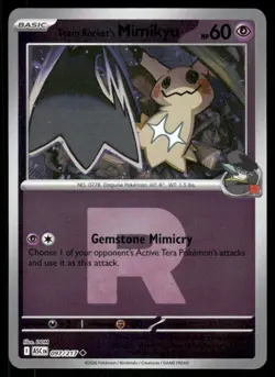 Team Rocket's Mimikyu (Team Rocket) 097/217 - Ascended Heroes - Reverse Holo NM - Image 1
