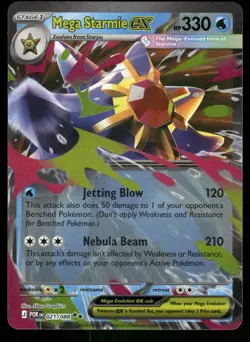 Mega Starmie ex 021/088 - Perfect Order - Holo Double Rare NM - Image 1
