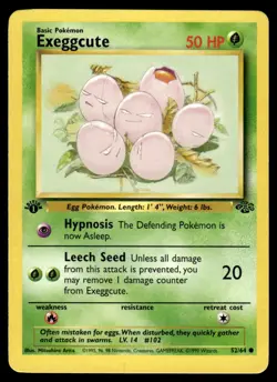 Exeggcute 52/64 - Jungle - 1st Edition Common LP - Image 1