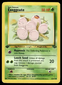 Exeggcute 52/64 - Jungle - 1st Edition Common LP - Image 1