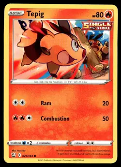 Tepig 023/163 - Battle Styles - Common NM - Image 1