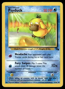 Psyduck 53/62 - Fossil - Unlimited Common MP - Image 1