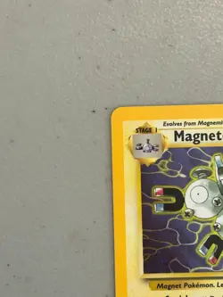 Magneton – Pokemon Fossil - 11/62 – Holor rare – NM/LP - Image 2