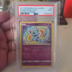 Pokemon Shining Legends Shining Mew 40/73 Holo PSA 9 Graded English 2017 - Image 1