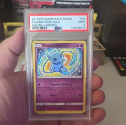 Pokemon Shining Legends Shining Mew 40/73 Holo PSA 9 Graded English 2017 - Image 3
