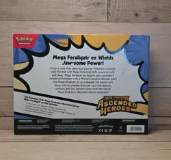Pokemon TCG Ascended Heroes Mega Feraligatr Ex Box - Brand New & Sealed - Image 2