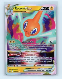 Pokemon tcg Crown Zenith Rotom VSTAR Near Mint or Better - Image 1