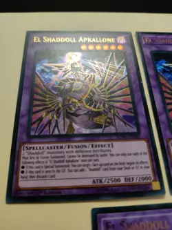 3x El Shaddoll Apkallone SDSH-EN045 Ultra Rare 1st Edition LP - Image 2