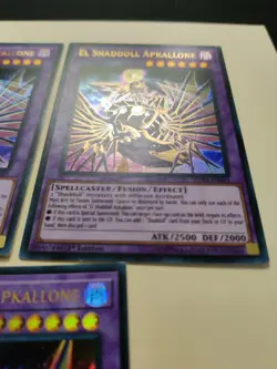 3x El Shaddoll Apkallone SDSH-EN045 Ultra Rare 1st Edition LP - Image 4