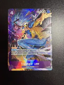 One Piece Trafalgar Law P-093 Alt Art Promo NM - Image 1