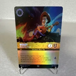 Ravensburger Disney Lorcana Woody Waiting for a Friend 205/204 Epic Foil - Image 1