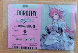 Bandai Goddess of Victory NIKKE Metallic Pass Vol 1 Card - Dorothy - Image 2