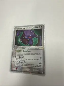 Pokemon TCG English Card ex Crystal Guardians Exploud ex 92/100 Holo Rare DAM - Image 1