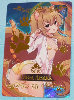 Taiga Aisaka Toradora Goddess SR Foil Bikini Swimsuit Waifu Card - Image 1