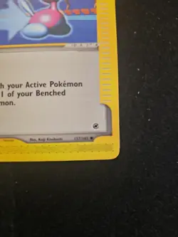 Pokemon Expedition Switch E-reader Non Holo LP Vintage 2002 Common TCG Card - Image 4