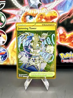 Pokemon TCG Trainer Jamming Tower Card 243/182 Destined Rivals NM - Image 1