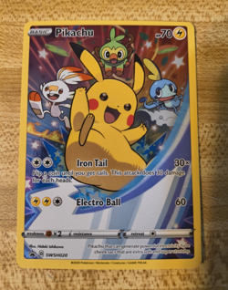 Pikachu SWSH020 SWSH Sword & Shield Promo Cards Holo Promo English - Image 1