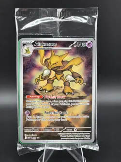 Alakazam 009 Sealed Holo ME: Mega Evolution Promo Card and Dividers Pokemon TCG - Image 1