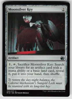 Moonsilver Key 255 Uncommon Innistrad: Midnight Hunt Magic: The Gathering NM - Image 1