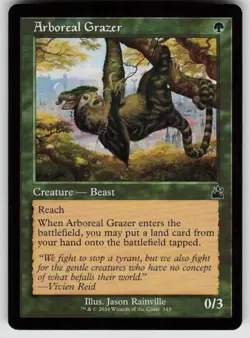Arboreal Grazer (Retro Frame) 343 Ravnica Remastered Magic: The Gathering NM - Image 1