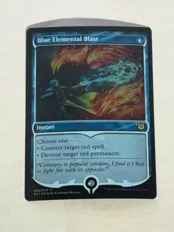 MTG FOIL Blue Elemental Blast Signature Spellbook: Jace Magic the Gathering - Image 1