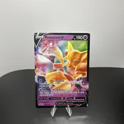 Alakazam V SWSH083 - Promo Rare Full Art Pokemon Card - Image 1