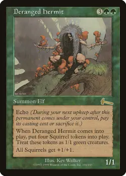 MTG Deranged Hermit - Urza's Legacy #101 - Image 1