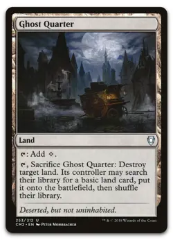 Ghost Quarter #253 (NM) Commander Anthology CM2 Magic MTG - Image 1