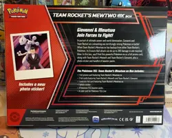 Pokemon TCG Team Rocket's Mewtwo Ex Box Destined Rivals New Sealed - Image 2