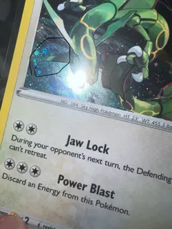 Pokemon TCG Rayquaza - SWSH029 Sword & Shield Black Star Promo NM DOUBLE SWIRL - Image 2