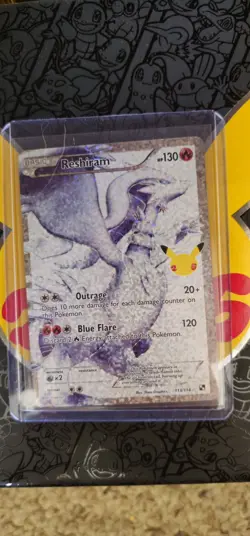 Reshiram Full Art 113/114 Celebrations 25th Anniversary Pokemon - Image 1