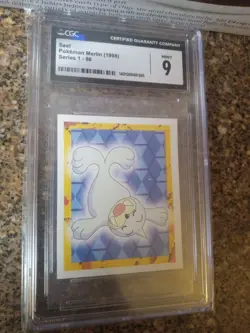 #86 1999 Seel Pokemon Series 1 Sticker Topps Merlin Nintendo Graded - Image 2