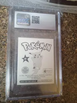 #86 1999 Seel Pokemon Series 1 Sticker Topps Merlin Nintendo Graded - Image 3